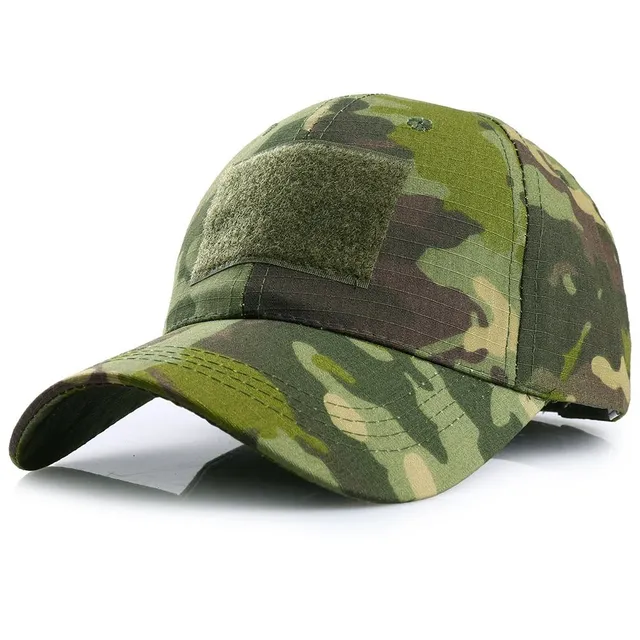 Military airsoft cap with buckle