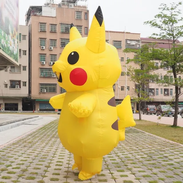 Inflatable Halloween costume for adults - Pikachu