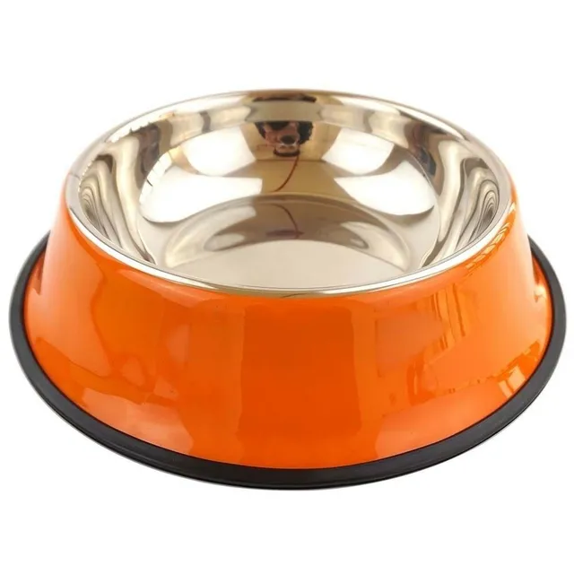 Stainless steel bowl for dogs and cats