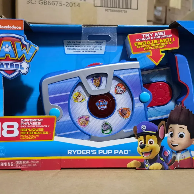 Interaktív játéktábla Paw Patrol Ryder hangokkal 3 éves kortól