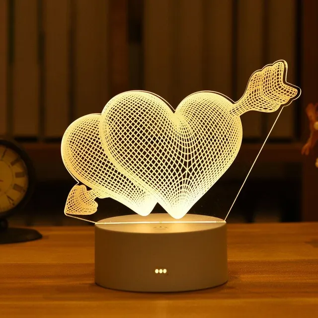 3D led night light