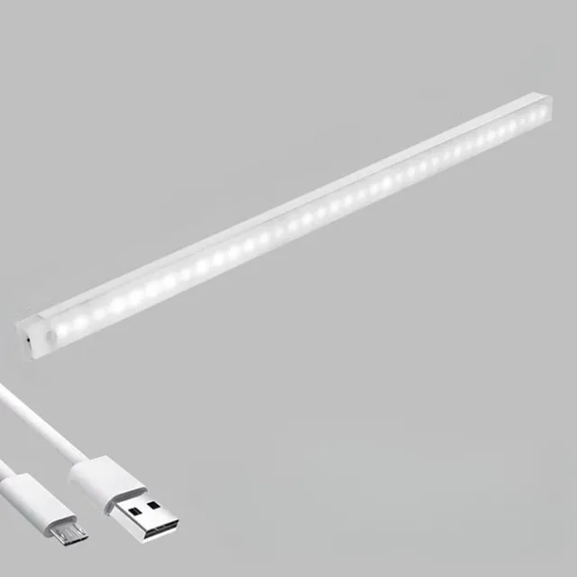 Long LED light for cabinet or shelf
