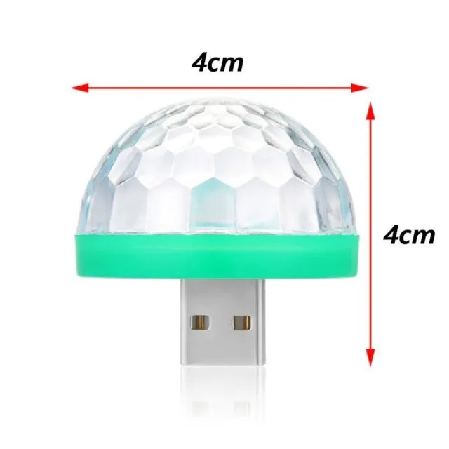 Lumină disco LED USB pentru smartphone-uri