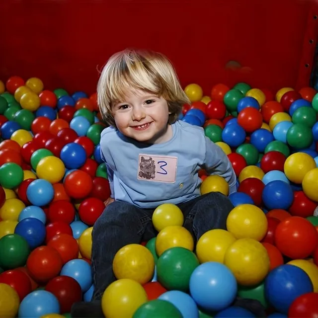 100 sztuk piłek basenowych: Idealne do zabawy dzieci w pomieszczeniach 
