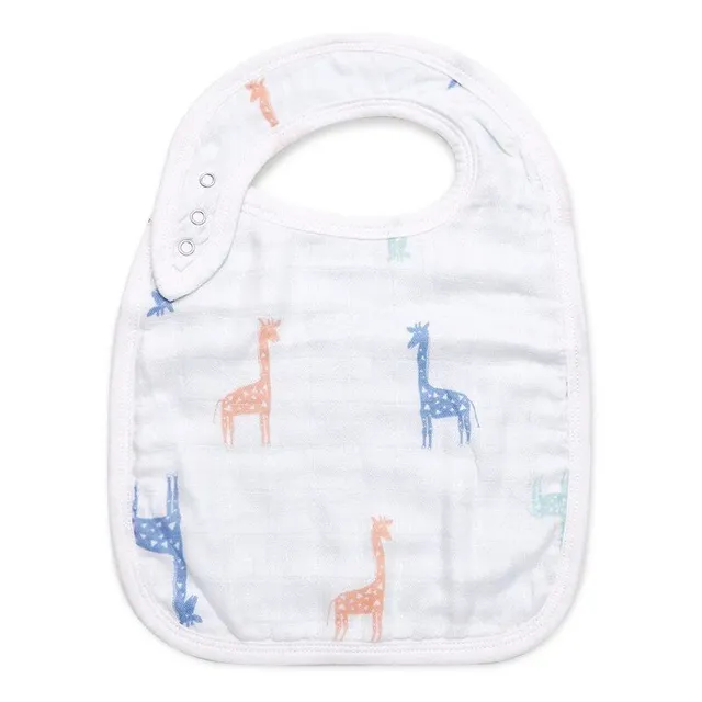 Baby bib made of bamboo cotton - soft bibs for newborns and toddlers