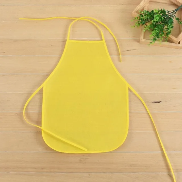 Baby waterproof single color apron Noah