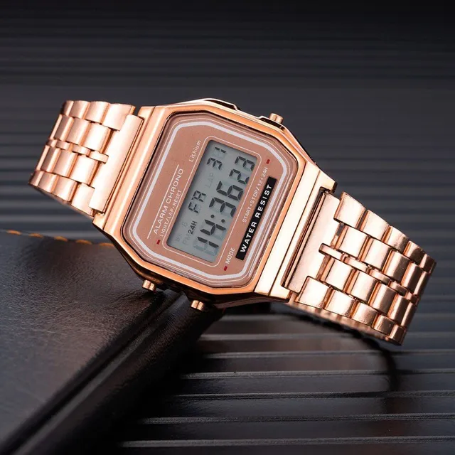 Pánske retro hodinky casio