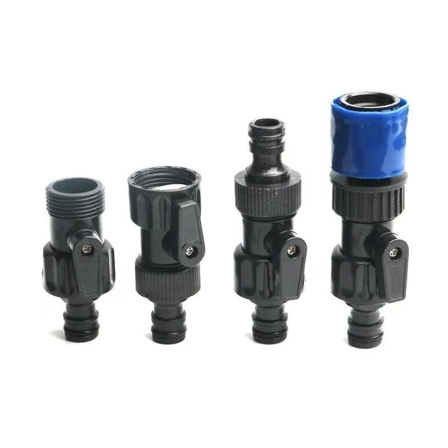 Control valve for garden hoses