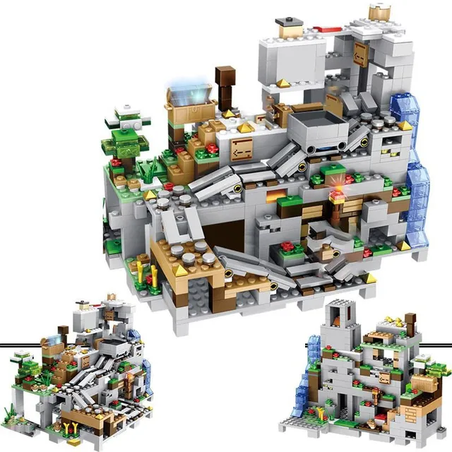 Ensemble de construction Minecraft pour enfants + 12 figurines