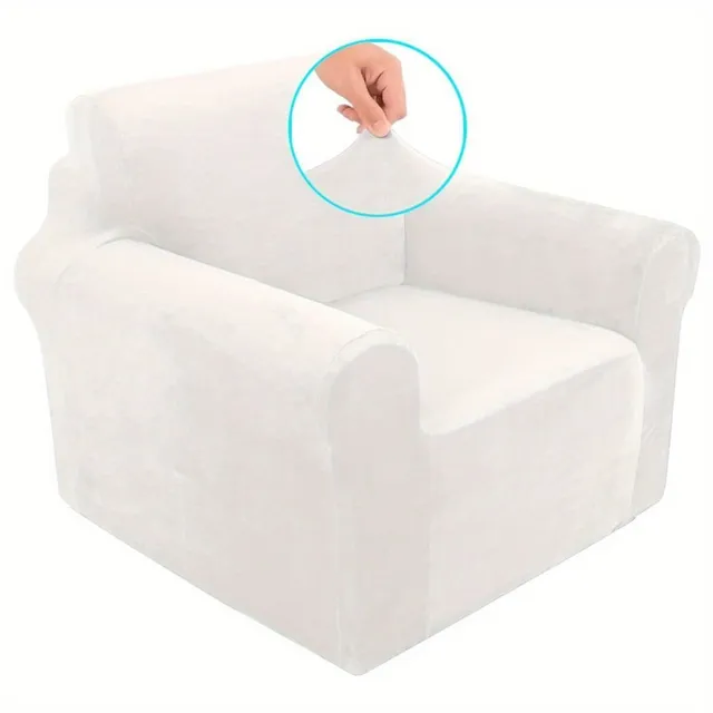 Universal, elastic sofa cover with anti-slip treatment - protection of furniture