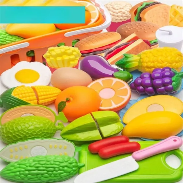 Plastic Food Set for Kids Play Food Toy