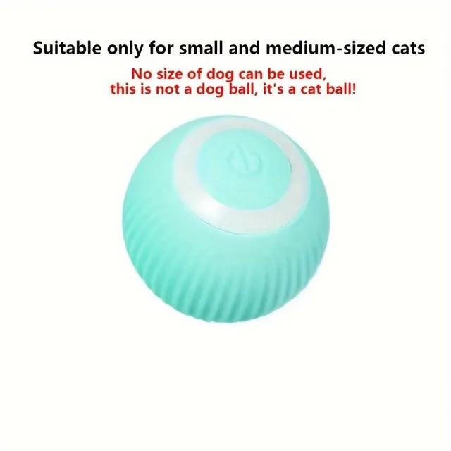 Interactive ball for cats: Self-propelled ball for long moments