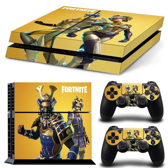 Protective self-adhesive cover for Fortnite-printed game controllers TN-PS4-8768