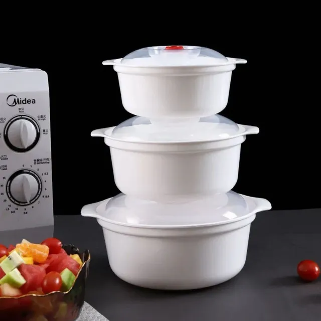 Steam pot 3v1 for microwave: cook dumplings, vegetables, heat food