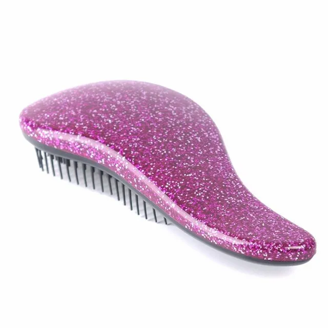 Luxury shaped comb with Fulgenzio glitter design