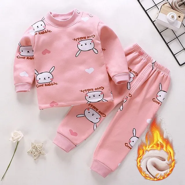 Children's cute pajamas for cold nights