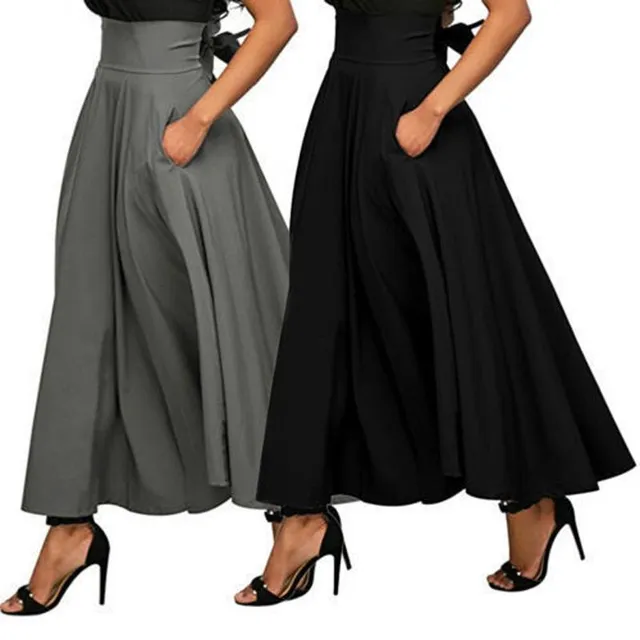 Women's long skirt with pocket Almira