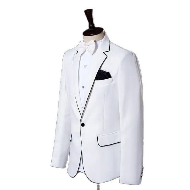 Stylový bílý oblekový set Arnolfo