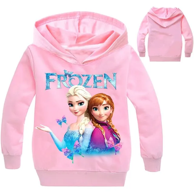 Girls sweatshirt with Frozen motifs