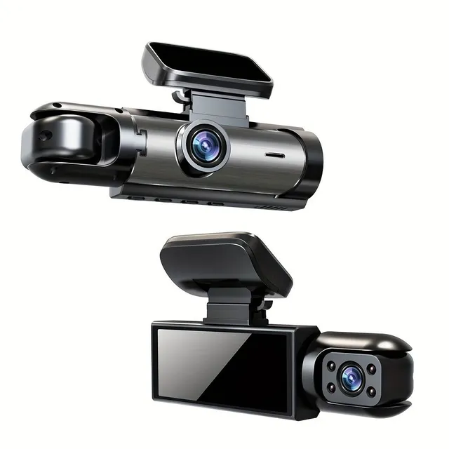 Front and rear deck camera 1080p Full HD G-sensor night vision 170° Wide angle loop recording monitor parking