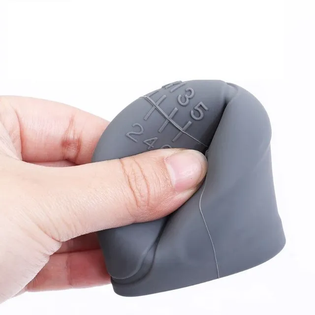 Silicone protective cover for gear lever