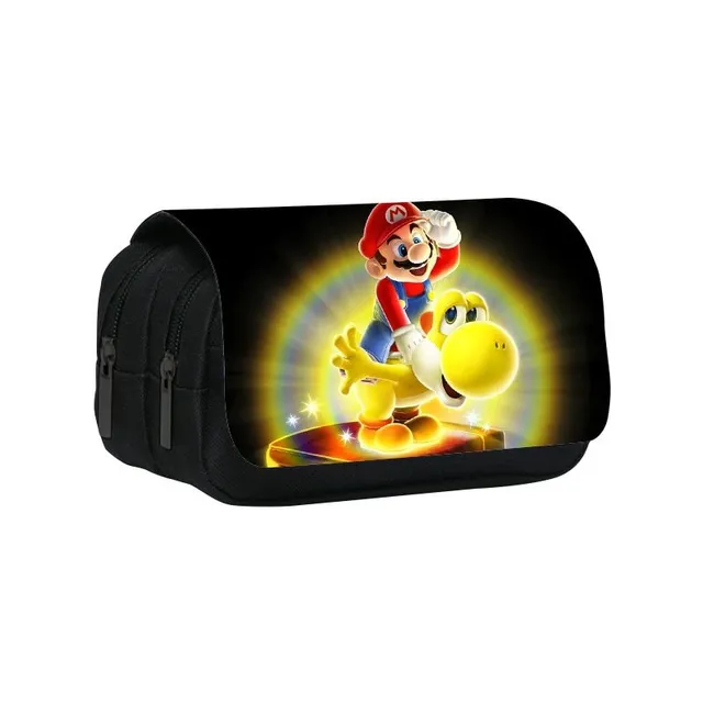 School pencil case with Super Mario motifs