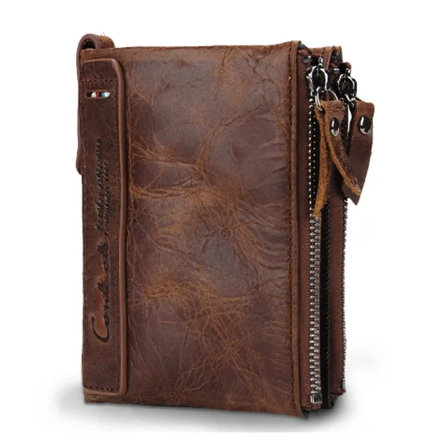 Men's wallet in beautiful design - Brown