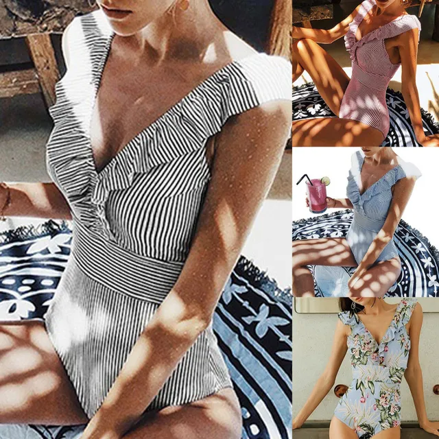 Luxury retro one-piece swimsuit Maegan