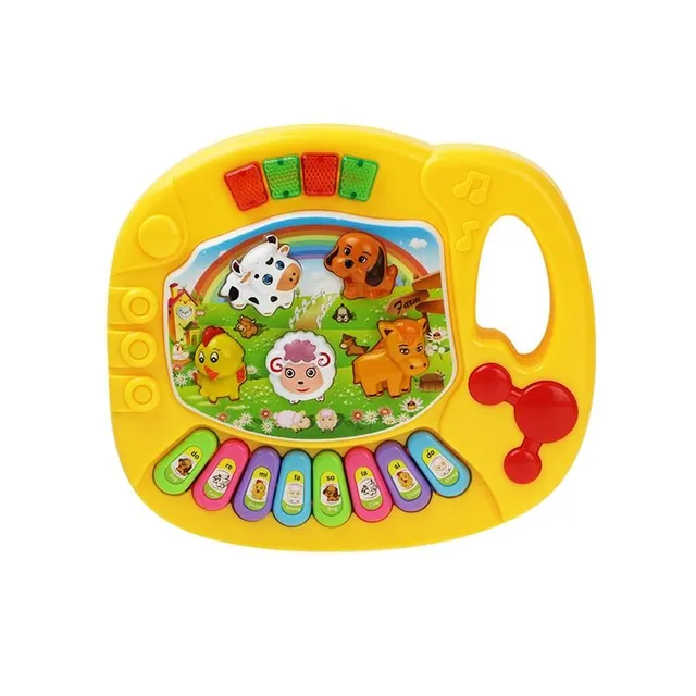 Detská hudobná hračka so zvukom zvierat