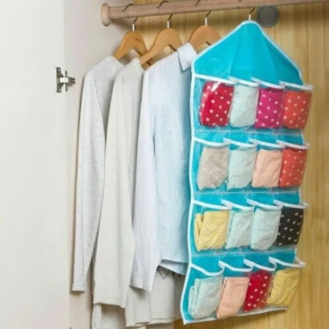 Hinged lingerie organizer