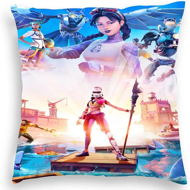 Small pillow cover with Fortnite printing
