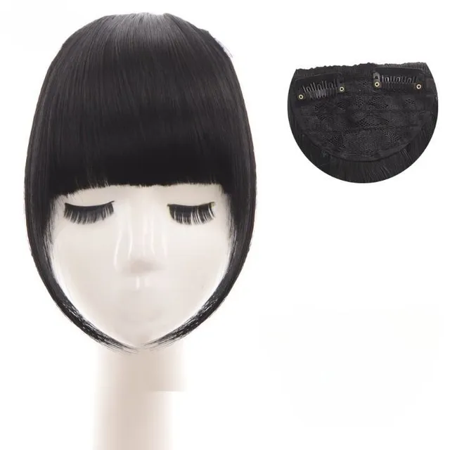 Hairpiece synthetic hair of different colours - bangs