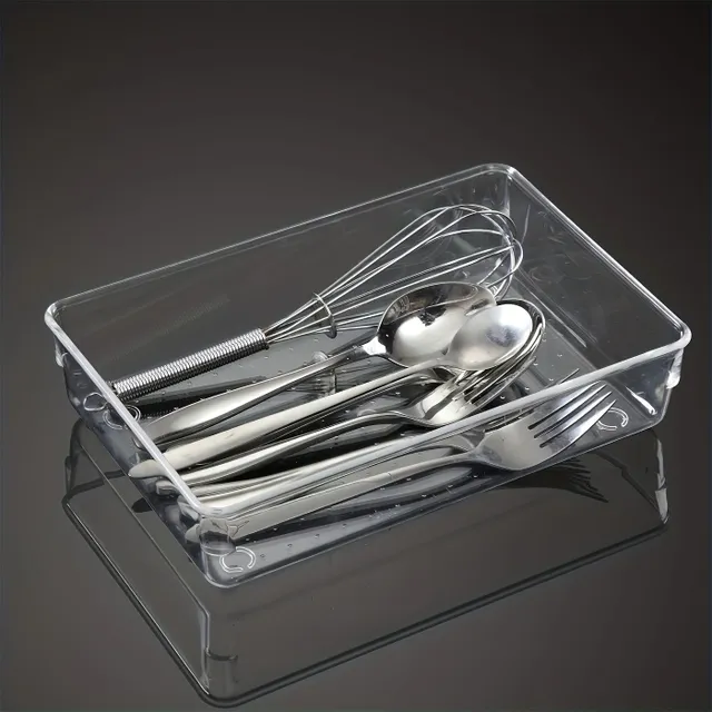 Storage organizers for drawers - bathroom, kitchen: Transparent boxes for cosmetics, jewelry, utensils and accessories