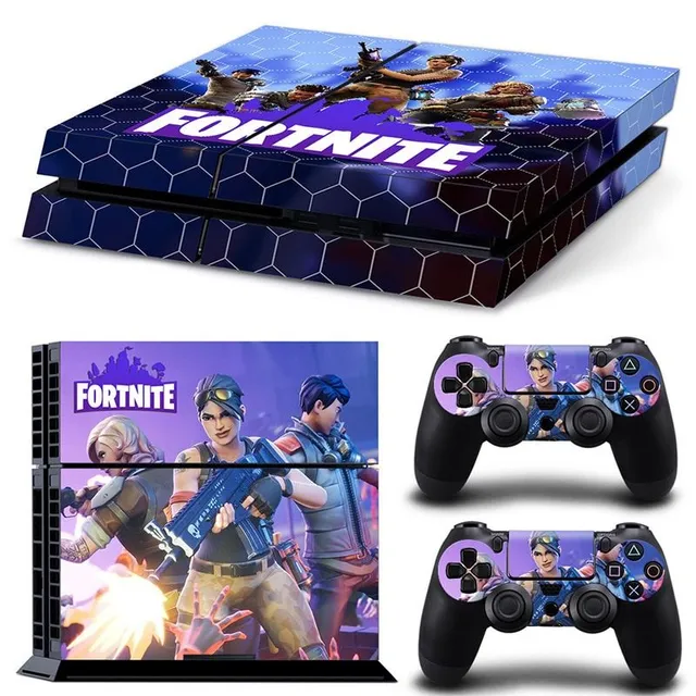 Protective self-adhesive cover for Fortnite-printed game controllers TN-PS4-6937