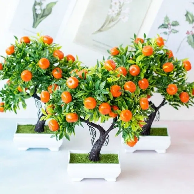 Artificial orange tree