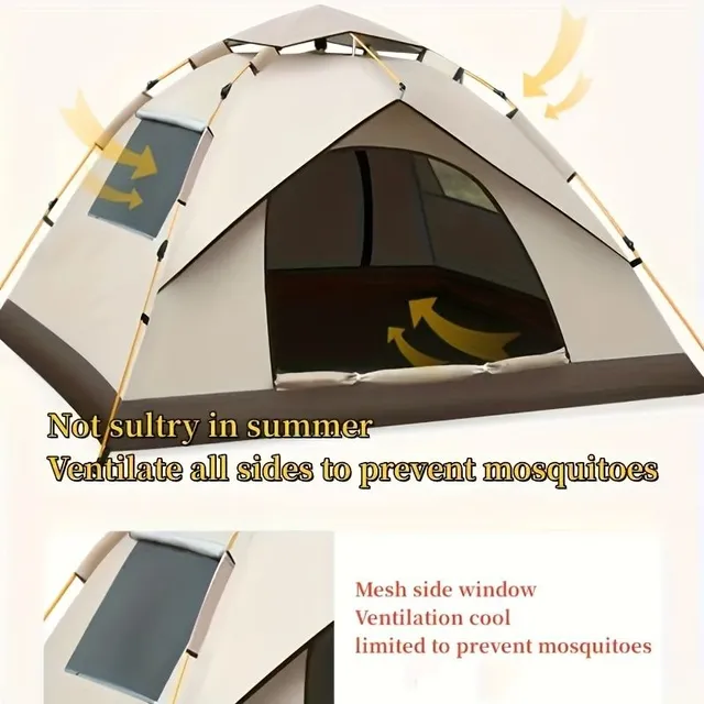 W pełni automatyczny namiot do kempingu na świeżym powietrzu