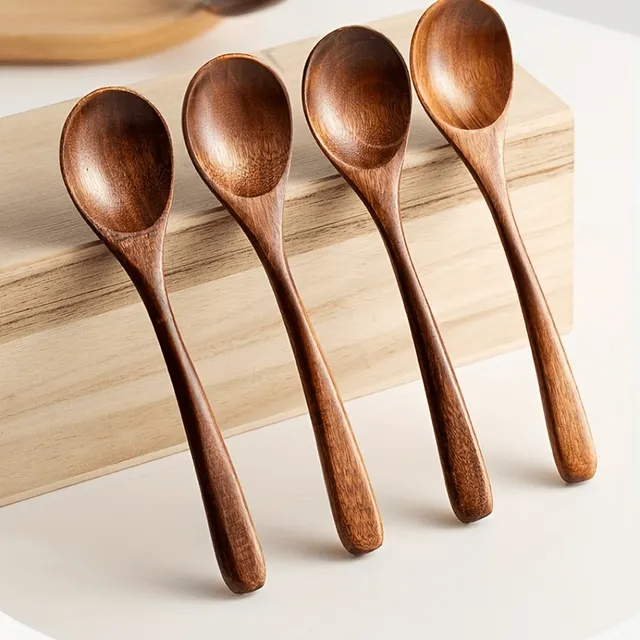 Japanese wooden spoon for gourmet rice