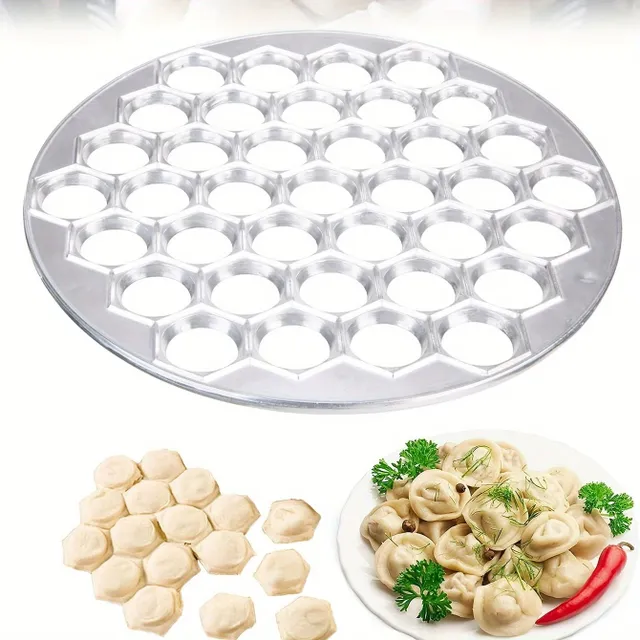 37-hole aluminum ravioli maker - easy home form for dumplings for delicious food, kitchen utensils safe