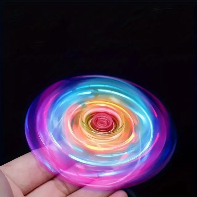 Colored LED Fidget Spinner - Star of peace for small champions