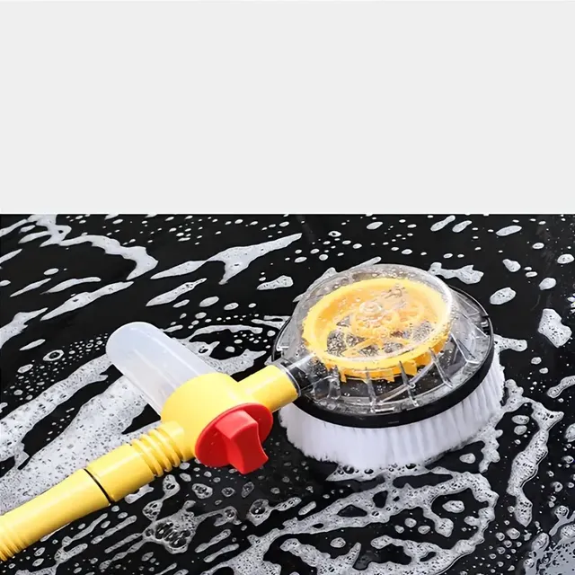 Multifunctional double-sided car wash brush with rotating head and snow šenilla - Car wash kit