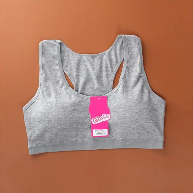 Girl sports bra in various colors