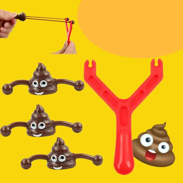 1/5pcs Funny cracker Baby throwing ball in the shape of excrement