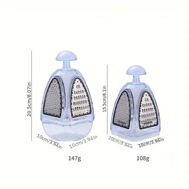 Râpe multifonction en acier inoxydable 4 en 1 - coupe-légumes et fromage