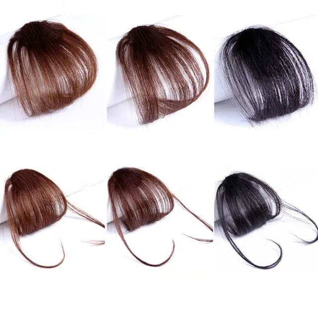 Hairpiece synthetic hair of different colours - bangs