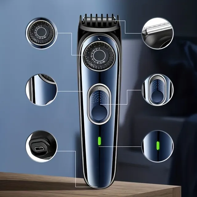 Professional hair clipper and beard with battery for men