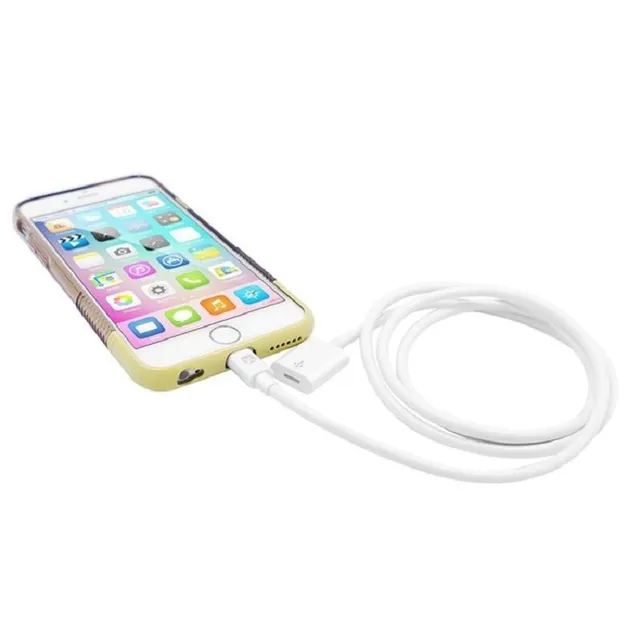 Kabel rozciągający dla Apple iPhone Lightning (f) / Lightning (m) K146