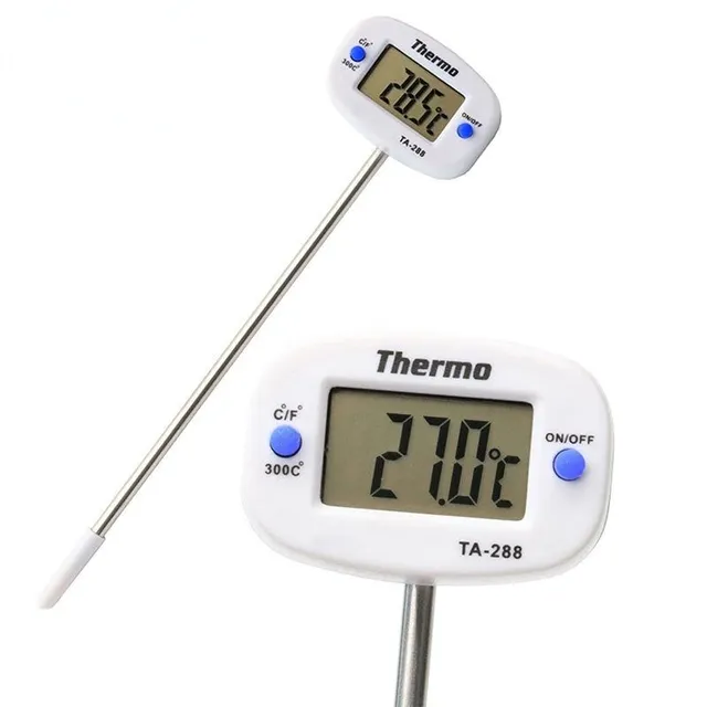 Termometru modern clasic practic cu înfiptură pentru măsurarea temperaturii interioare a cărnii