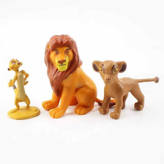 Children's figurines from the Lion King fairy tale