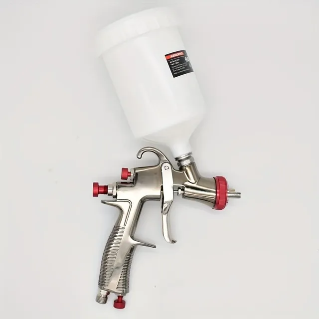 LVLP Spray Gun R500 1.3 mm Car Painting Gun Gravity Spray Gun with Color Inlet Water-Based Spray Gun Set for Cars and Home Handicap