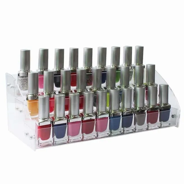 Plastic nail polish organiser